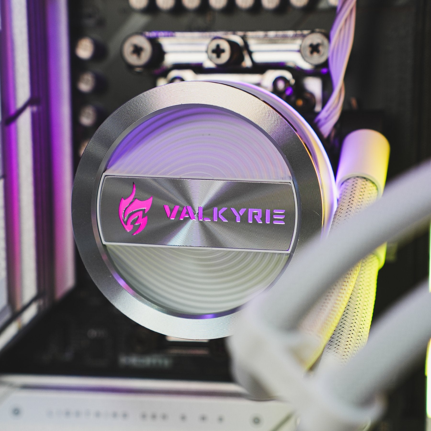 Refrigeracion Liquido Cpu Valkyrie Dragonfang 360 Argb Blanco