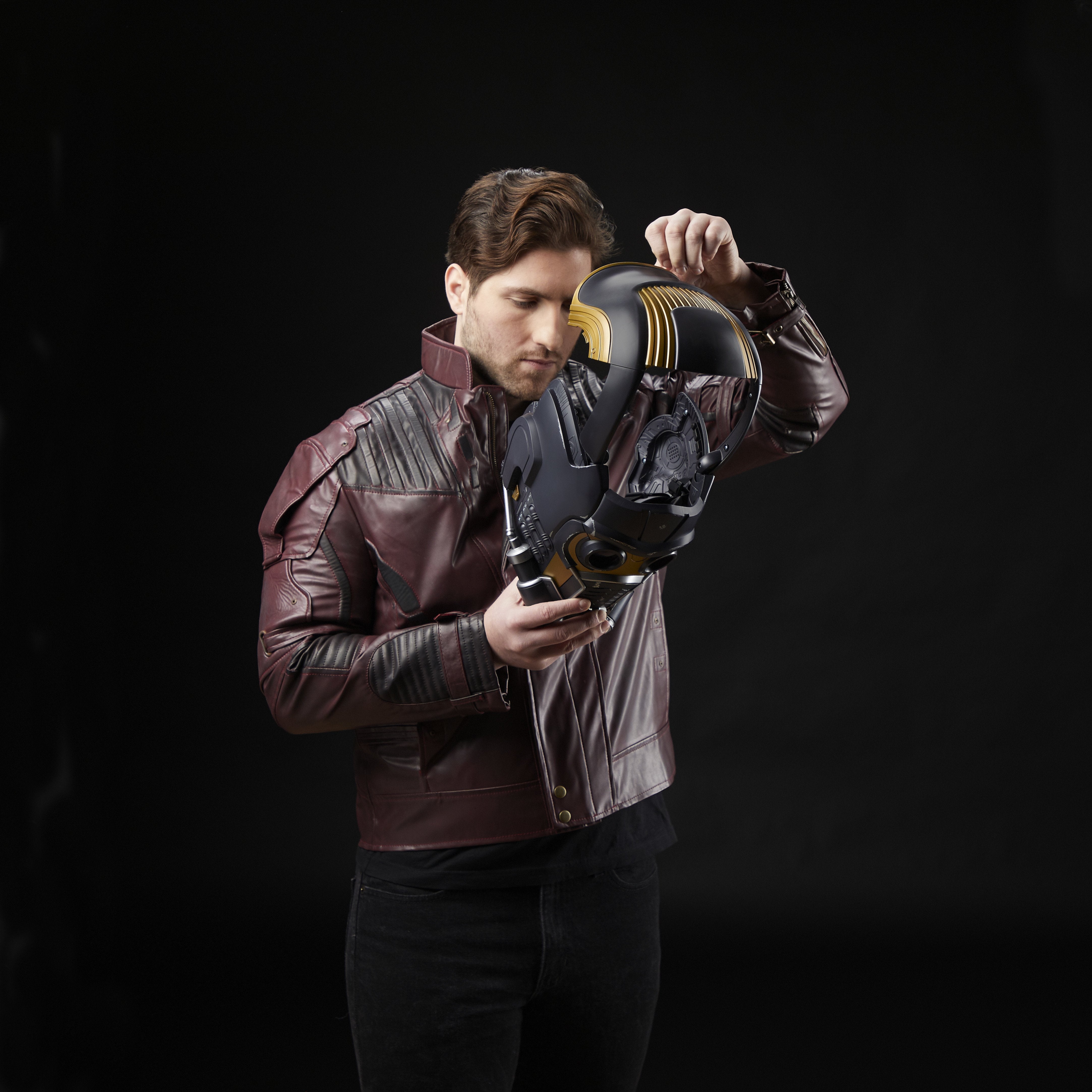 Replica Hasbro 1:1 Marvel Legends Infinty Saga Casco Electronico Star Lord