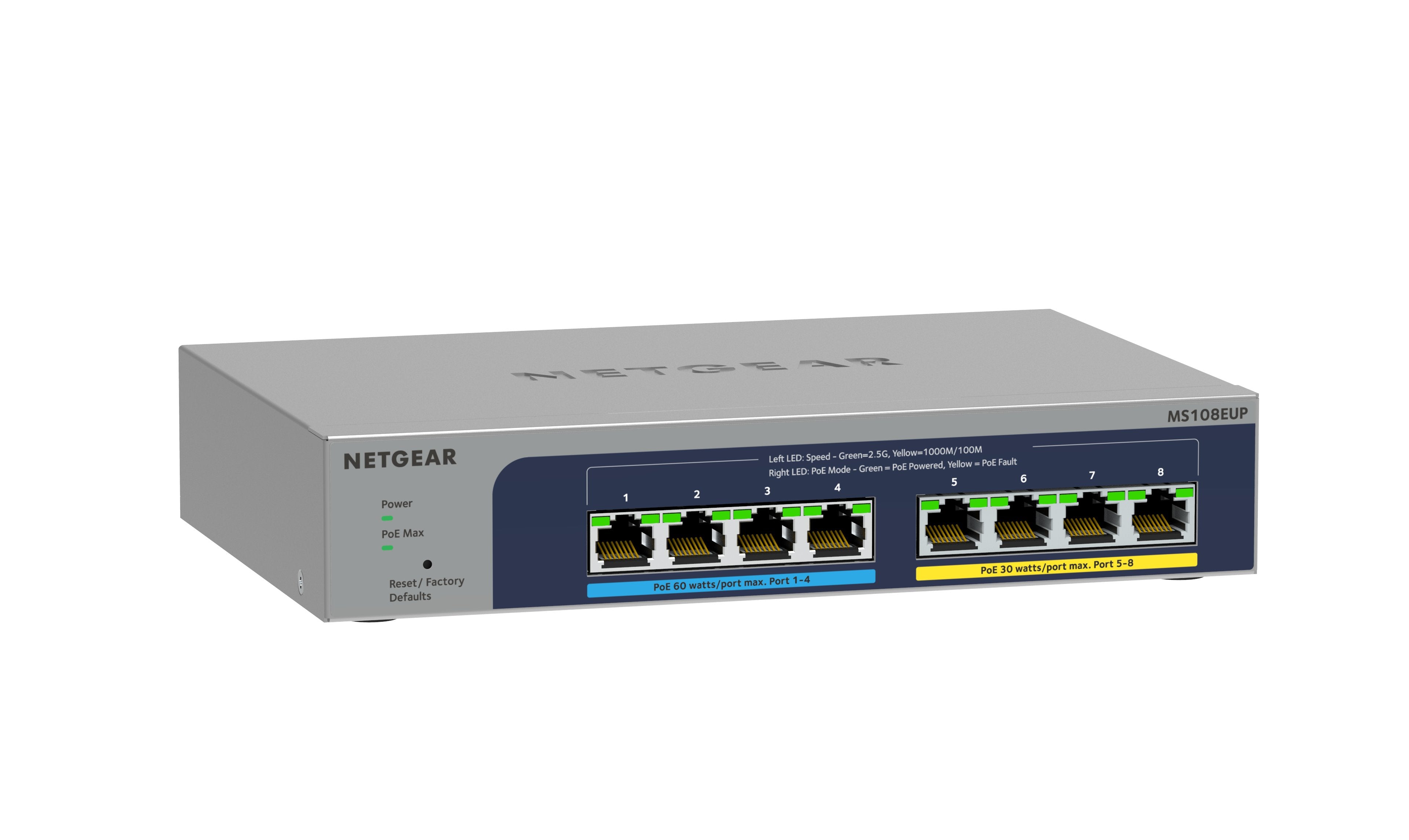 EAN 0606449156980 - NETGEAR 8-port Ultra60 PoE++ Multi-Gigabit (2.5G) Ethernet Plus Switch Gestionado L2/L3 2.5G Ethernet (10 imagen 3
