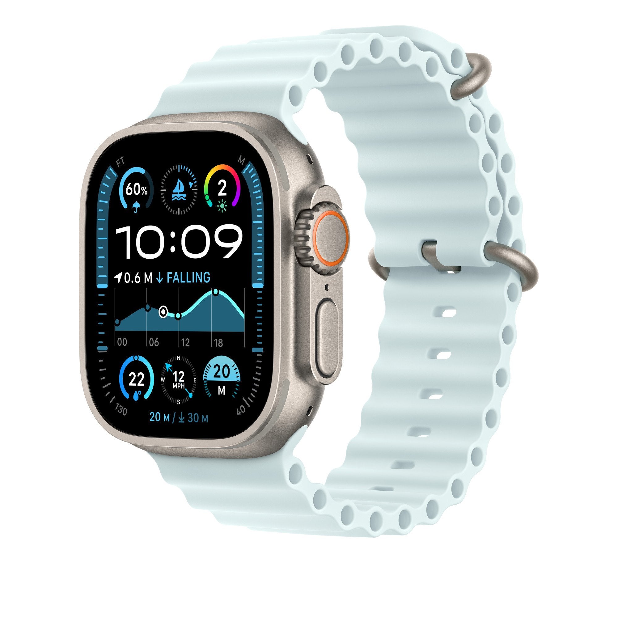 EAN 0195949707360 - Apple MXTG3ZM/A Accesorios para dispositivos vestibles inteligentes Grupo de rock Azul Fluoroelastómero, imagen 2