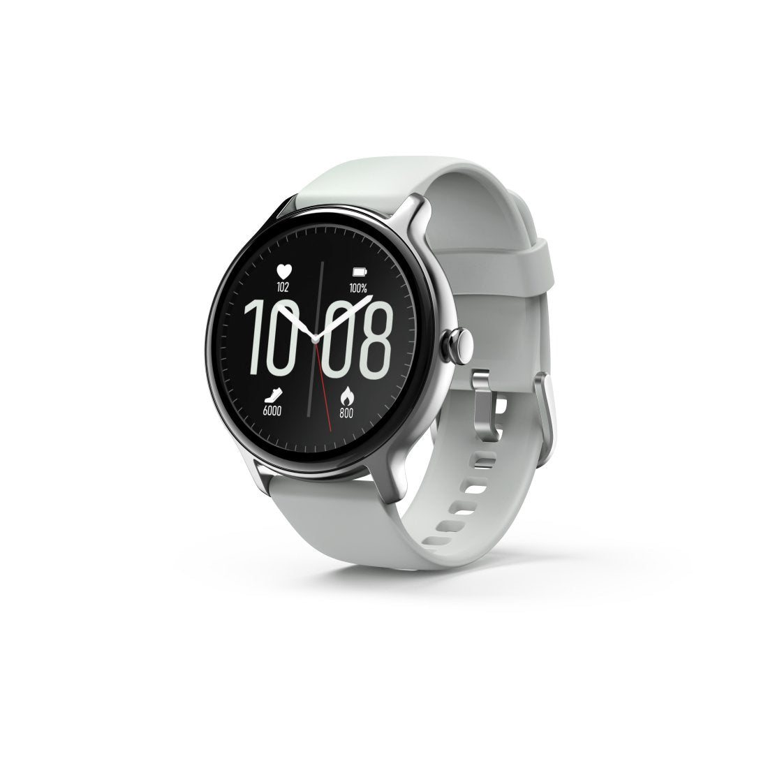 EAN 4047443486356 - Hama Fit Watch 4910 2,77 cm (1.09") LCD 45 mm Digital Pantalla táctil Plata GPS (satélite) imagen 1