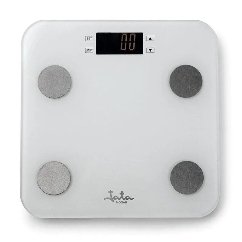 EAN 8436584381785 - JATA HBAS1501 báscula de baño Rectángulo Gris, Blanco Báscula personal electrónica imagen 1