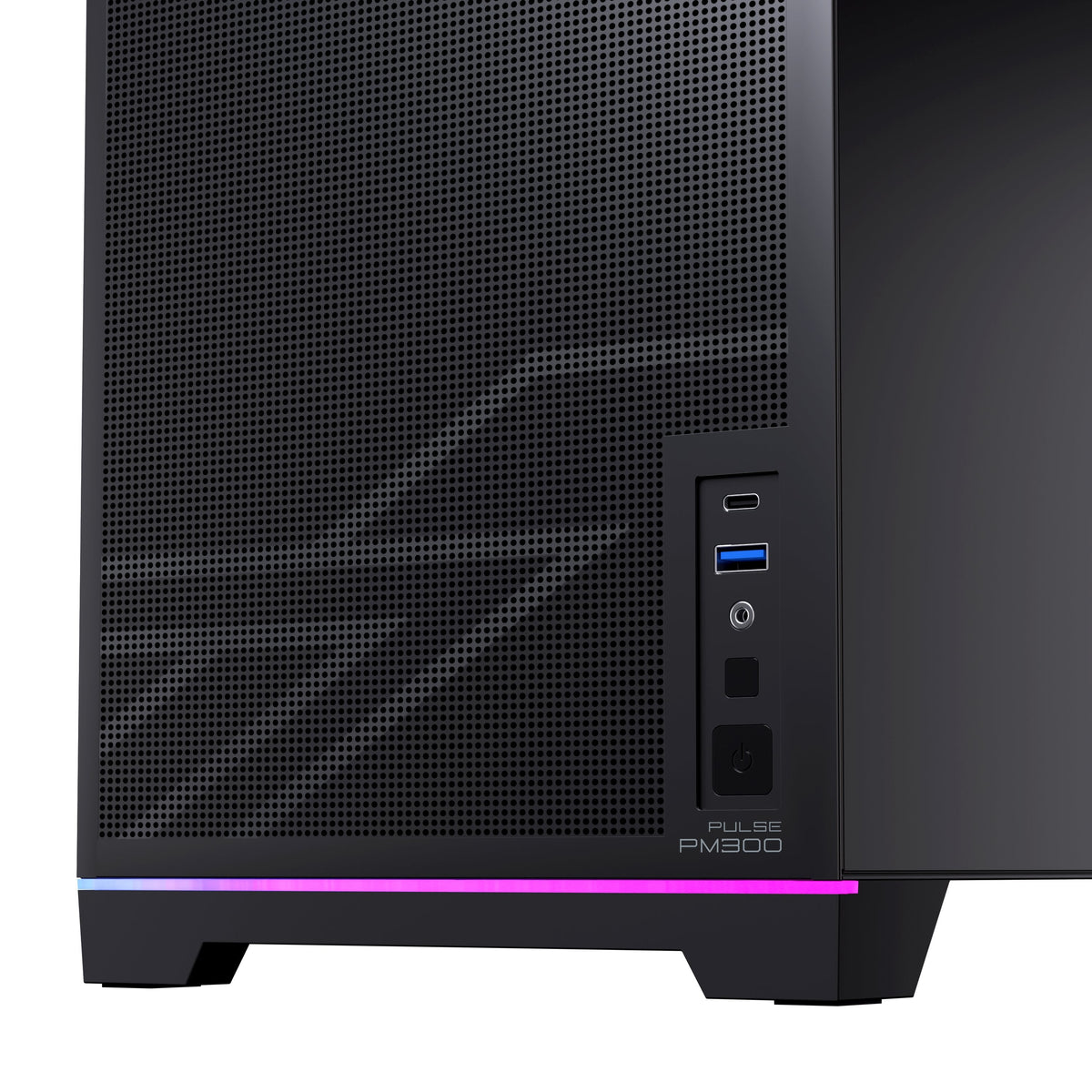 Caja Pc Micro-Atx Semitorre Einarex Pm300 Core C-Templado Negra Excs-Pm-300c-B