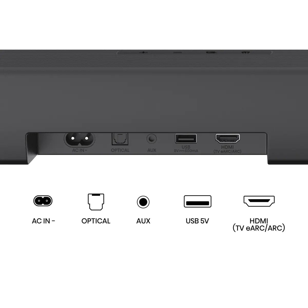 Barra Sonido Hisense Ax5100q 5.1 580w Dolby Atmos Hdmi Earc Bt 5.3