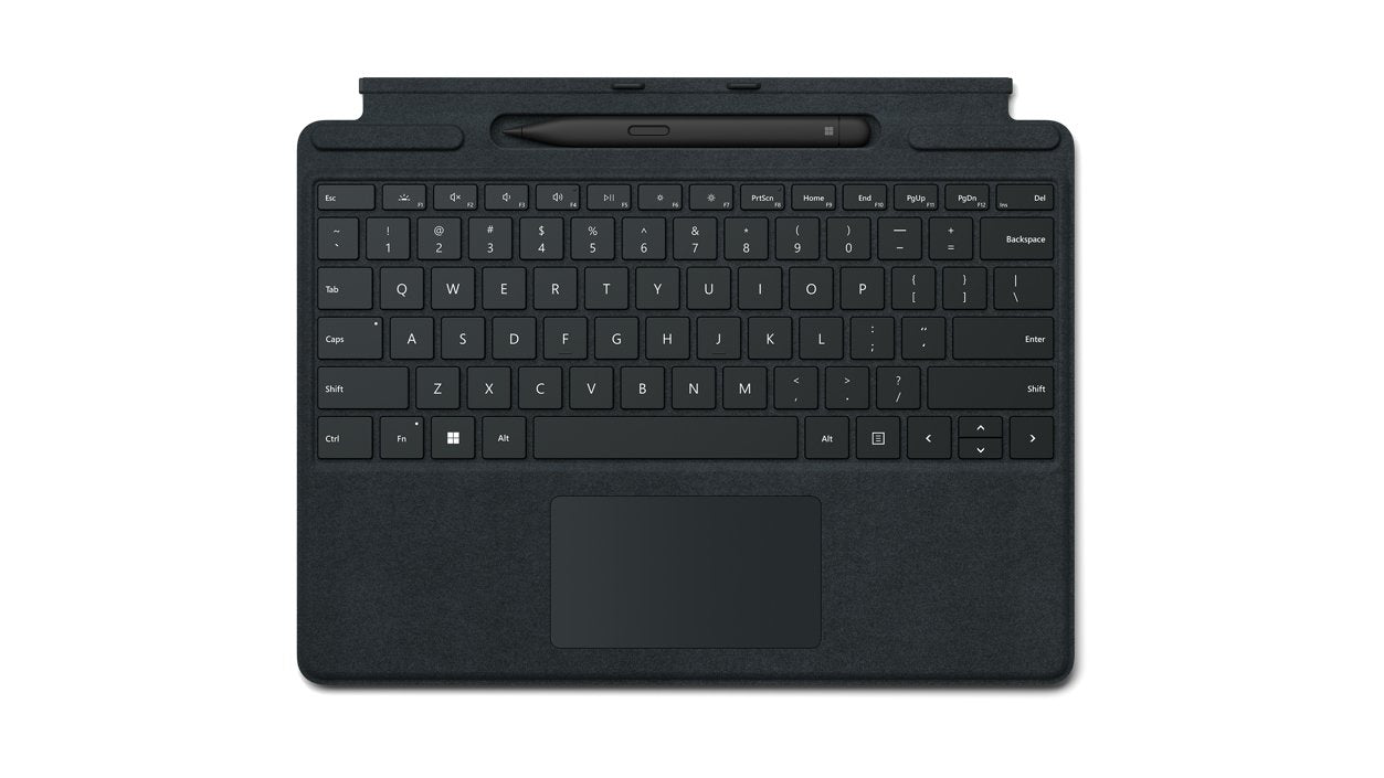 (Ingles) Microsoft Surface Pro 8 / X Type Cover Uk/Ireland Negro *New*