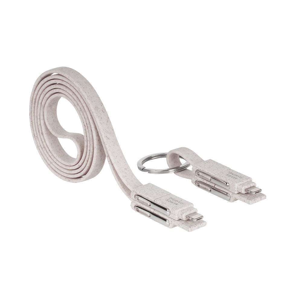 Pack 2 Cables Usb 2.0 Mars Gaming Mca-Eco Lightning + Microusb Usb Tipo-C Usb-A 1m