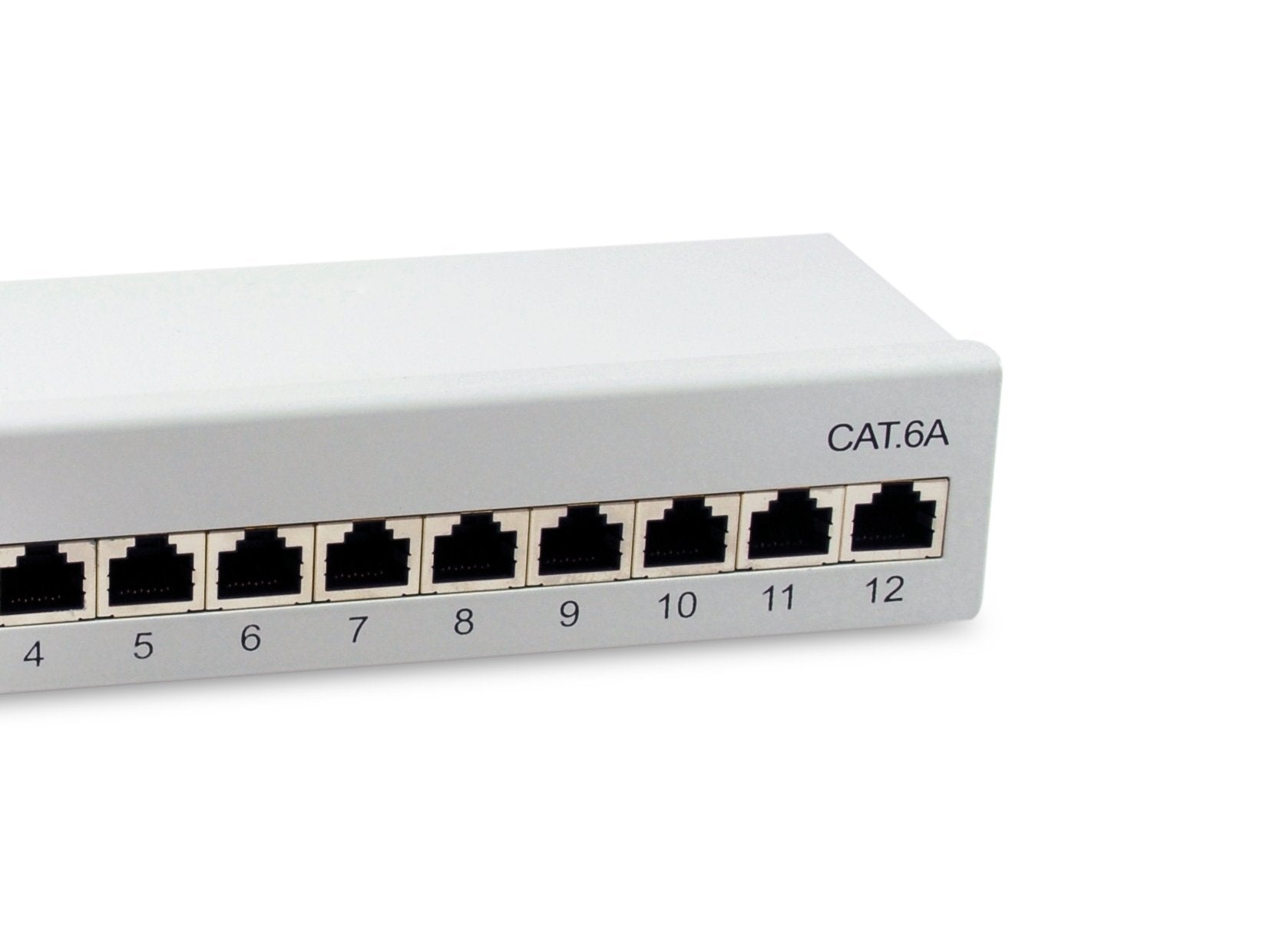 Equip Patchpanel 12x Rj45 Cat6a Ftp 1he Premium Gris Claro