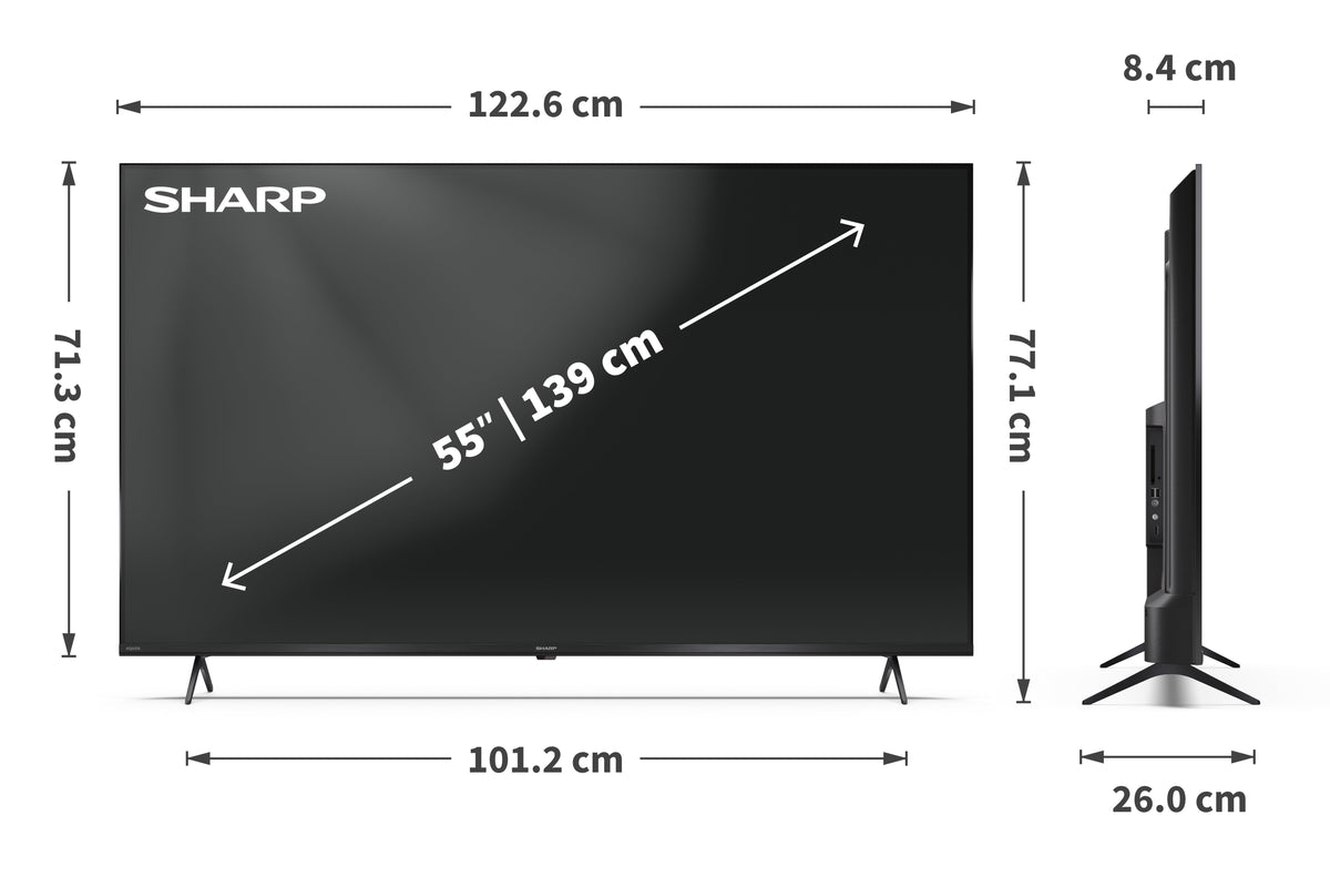 EAN 5905683272896 - Sharp 55HP5265E Televisor 139,7 cm (55") 4K Ultra HD Smart TV Wifi Negro imagen 8