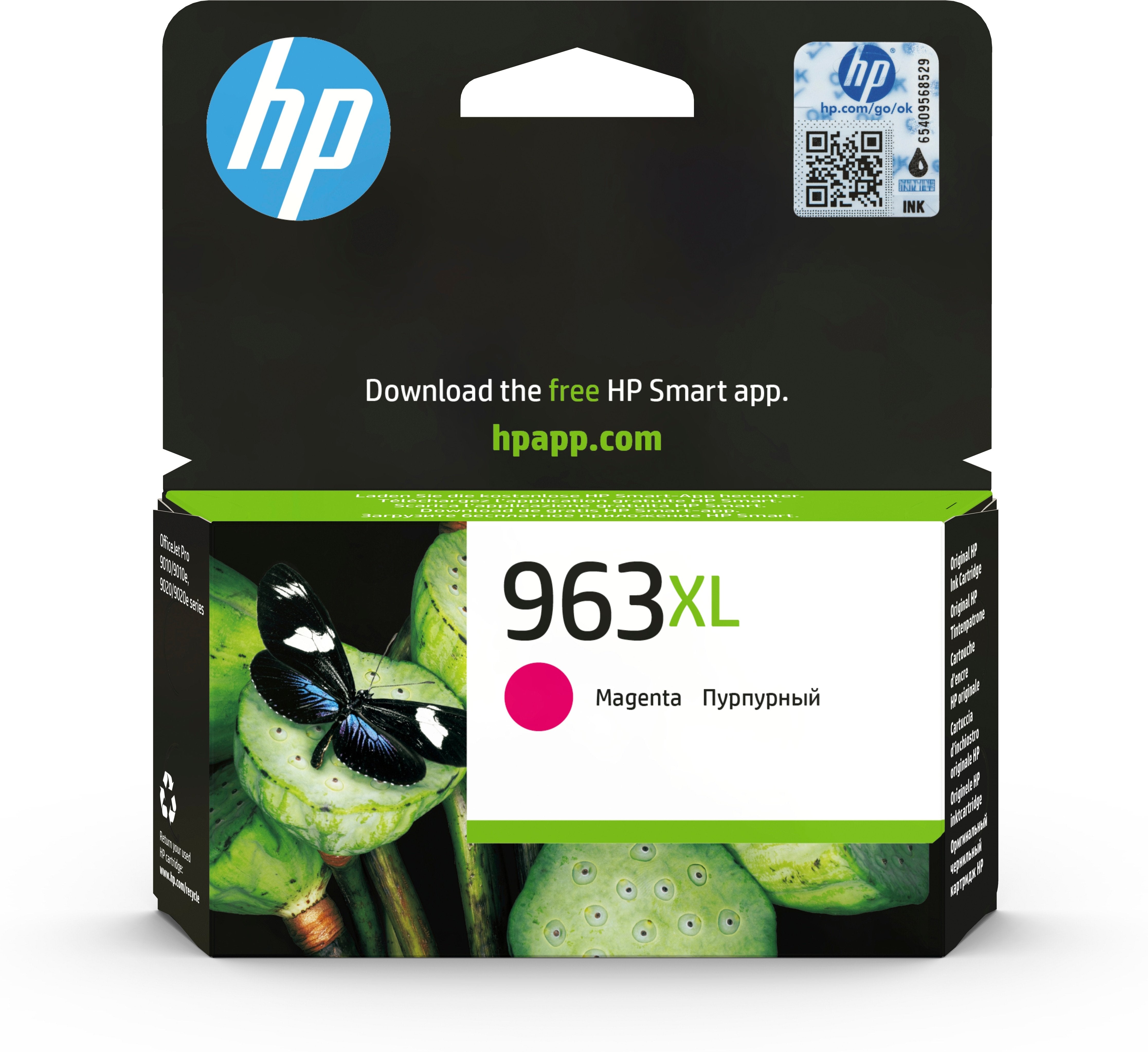 EAN 5715063080689 - HP 963XL High Yield Magenta Original Ink Cartridge cartucho de tinta 1 pieza(s) Alto rendimiento (XL) imagen 1