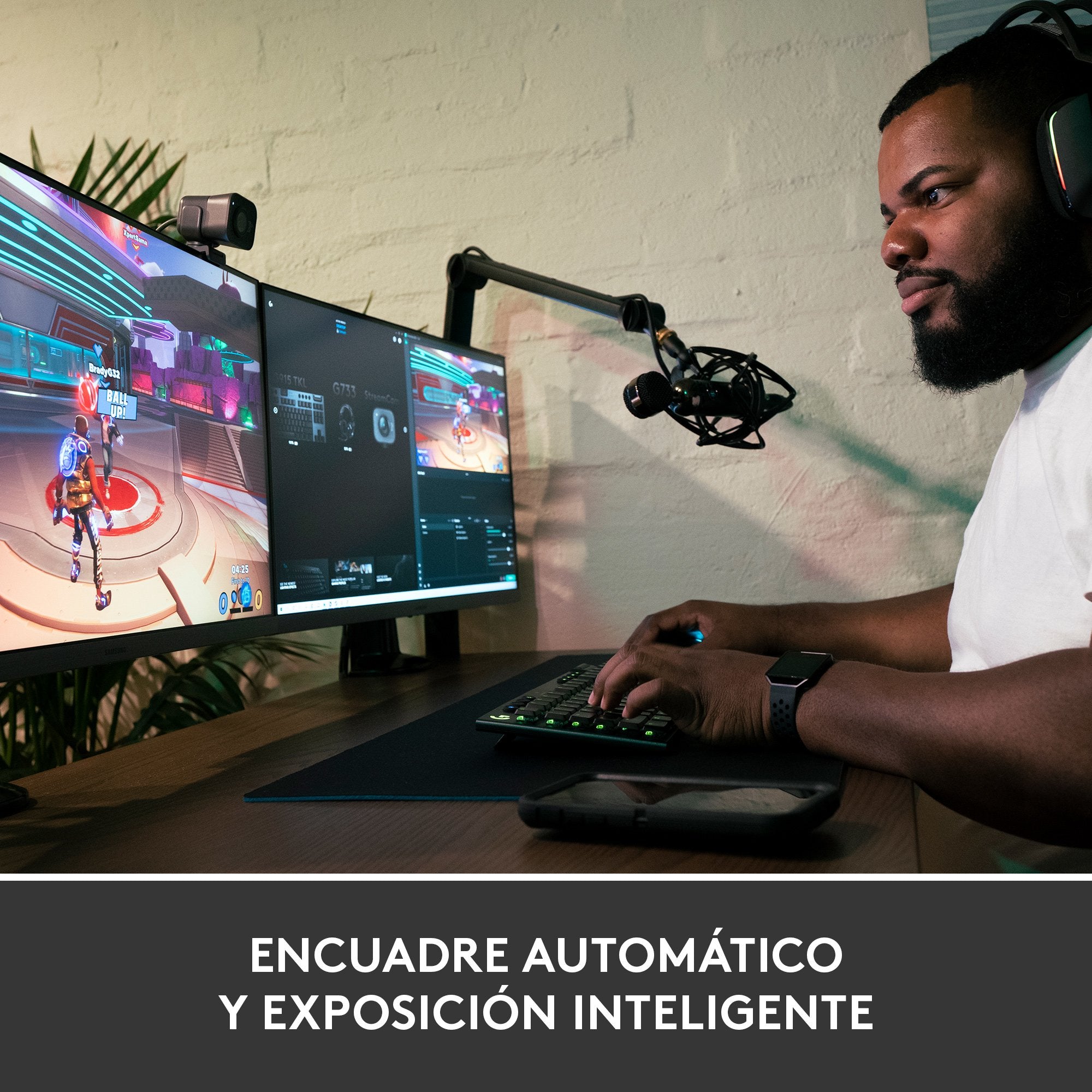 EAN 5099206087187 - Logitech 960-001281 cámara web 1920 x 1080 Pixeles USB Grafito imagen 10