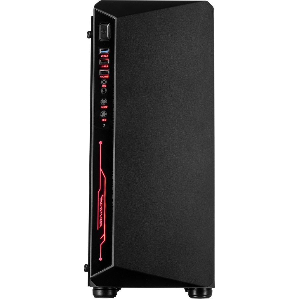 Caja Pc Inter-Tech C-3 Saphir Mit 120mm Rrb Negro