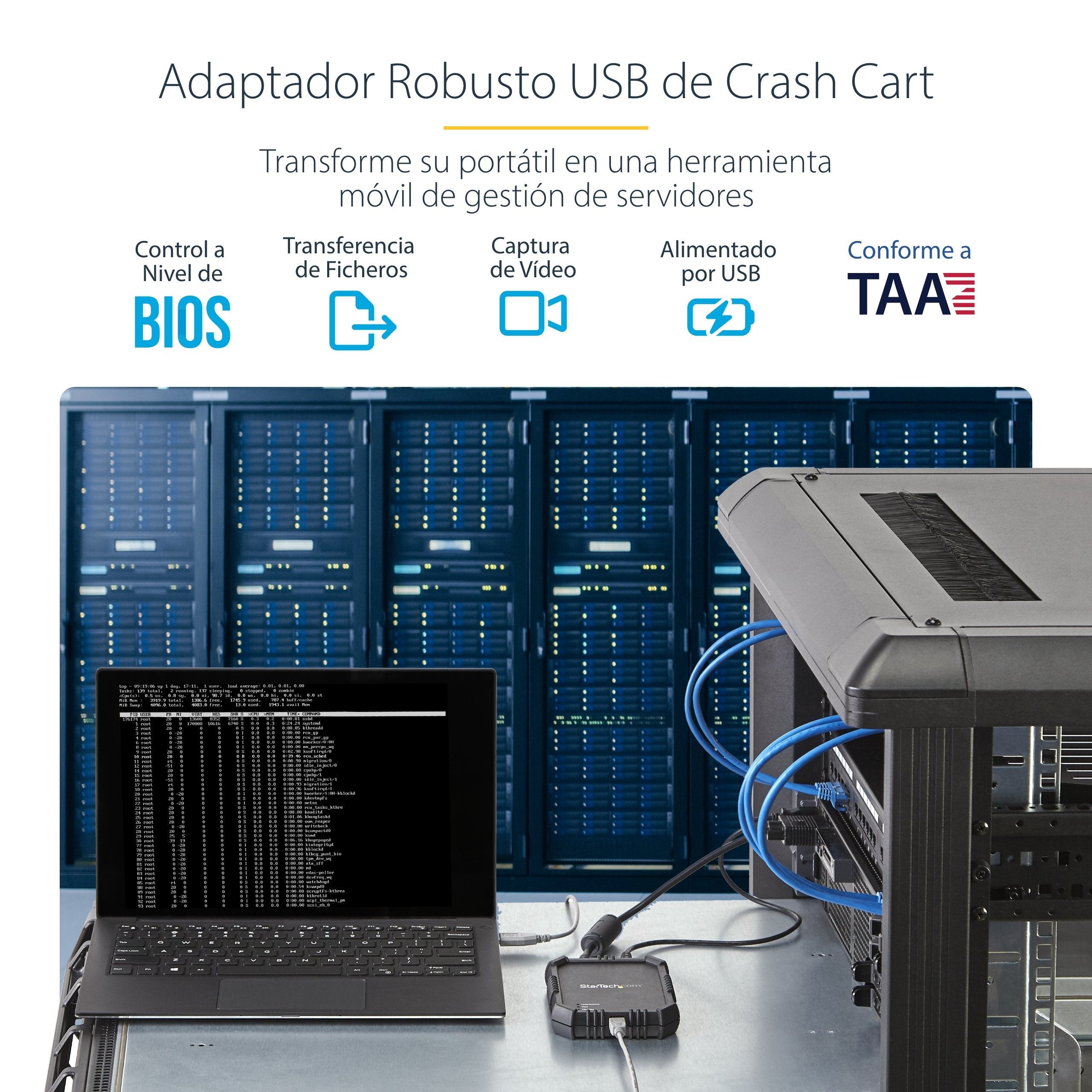 Startech Consola Kvm Ordenador Portatil