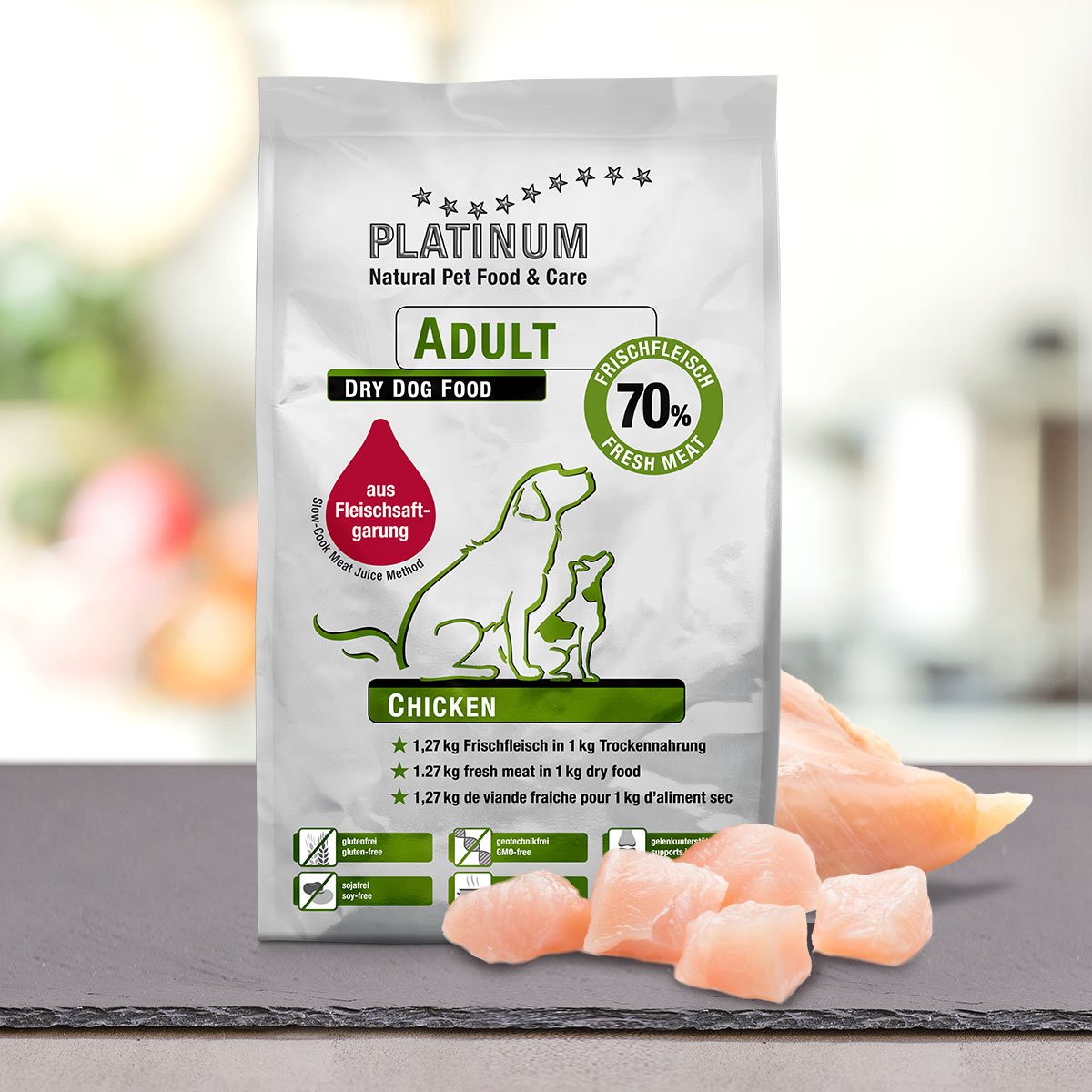 EAN 4260208740016 - Platinum Adult Chicken 5 kg Adulto Pollo imagen 1