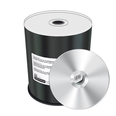 Mediarange Cd-R 700 Placa Base 100pcs Proselect Blanco Voll Metalliesie