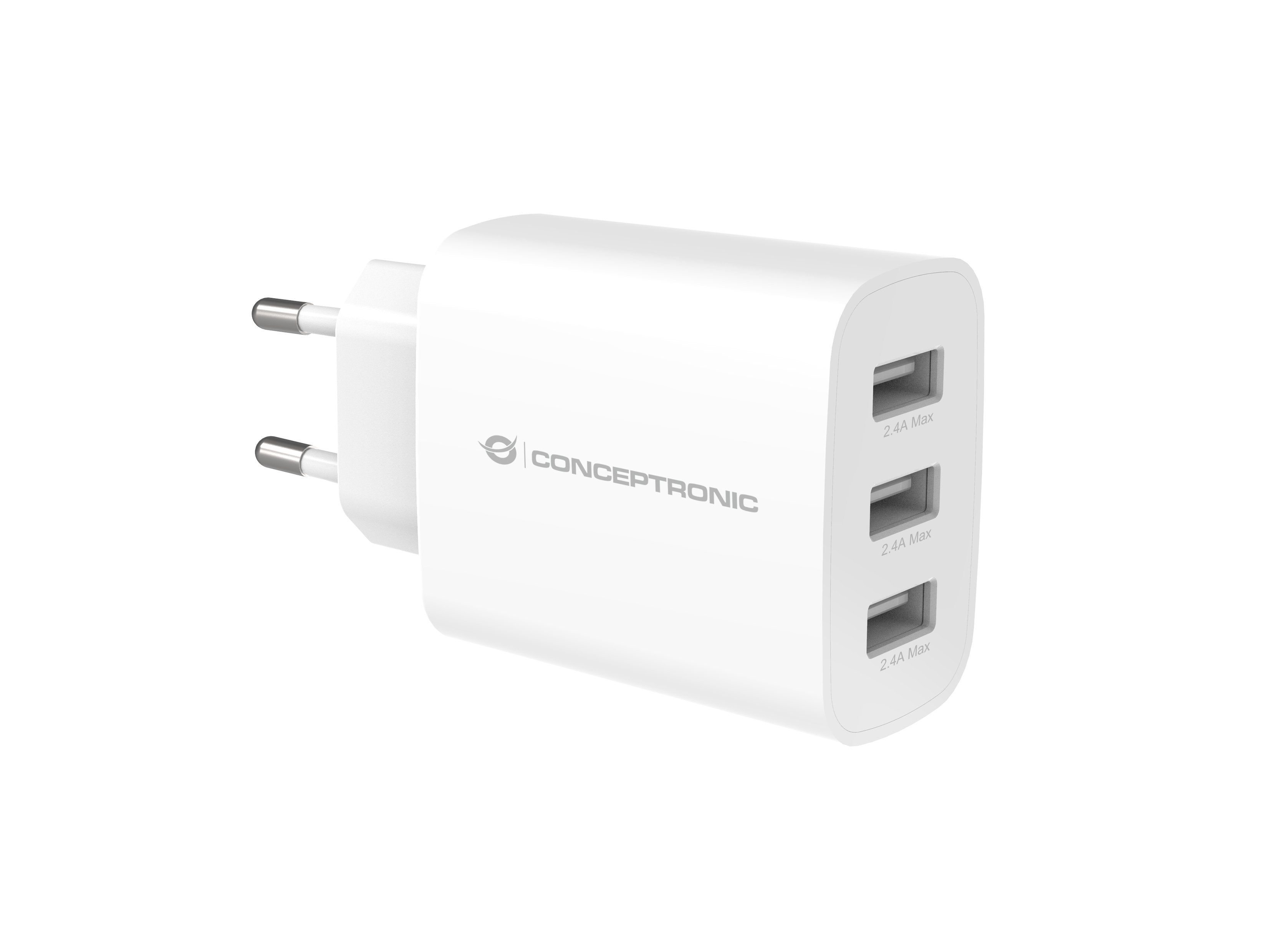 EAN 4015867230909 - Conceptronic ALTHEA13W cargador de dispositivo móvil Universal Blanco Corriente alterna Interior imagen 1