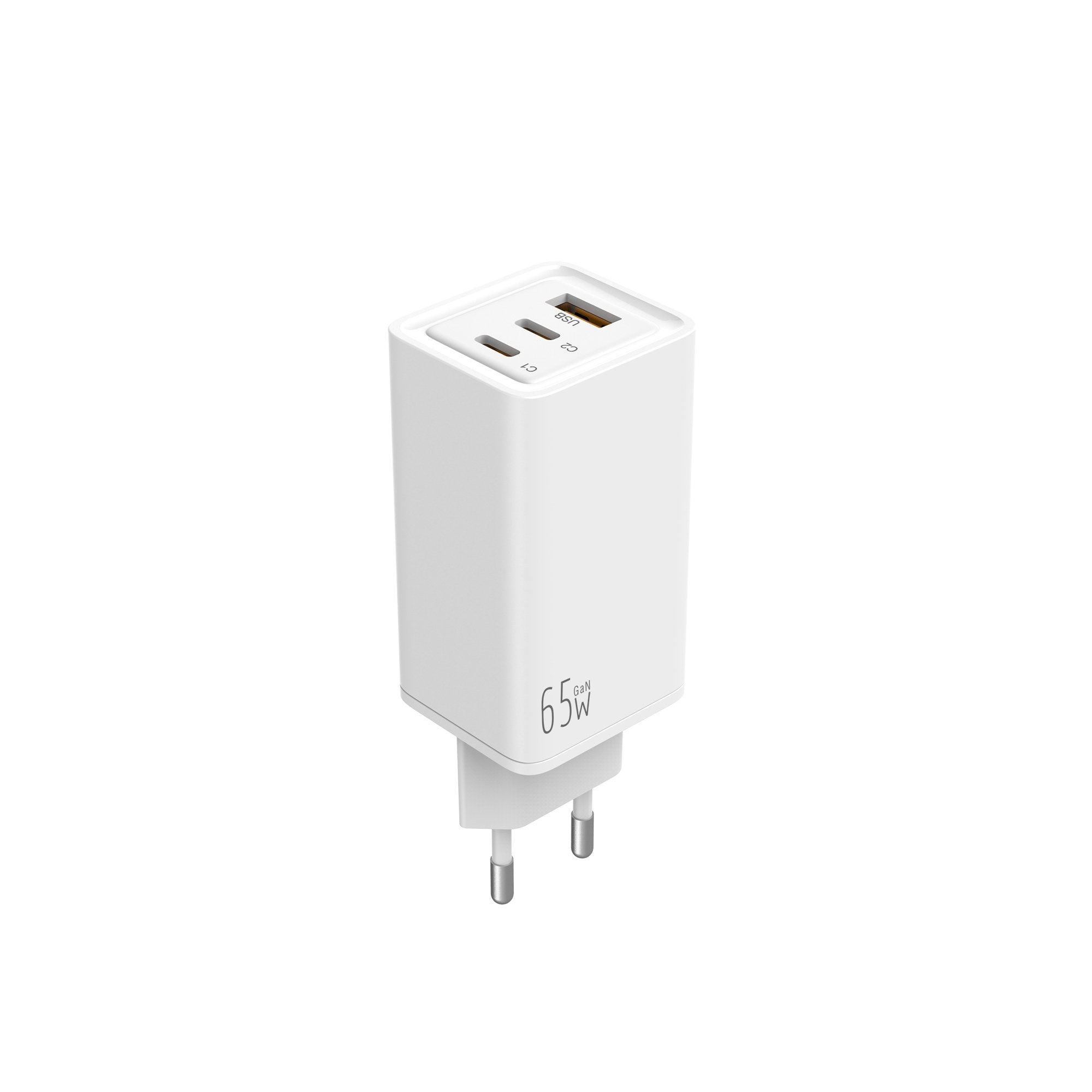Cargador De Pared Leotec Lecsph65w3w 2xusb Tipo-C 1xusb 65w