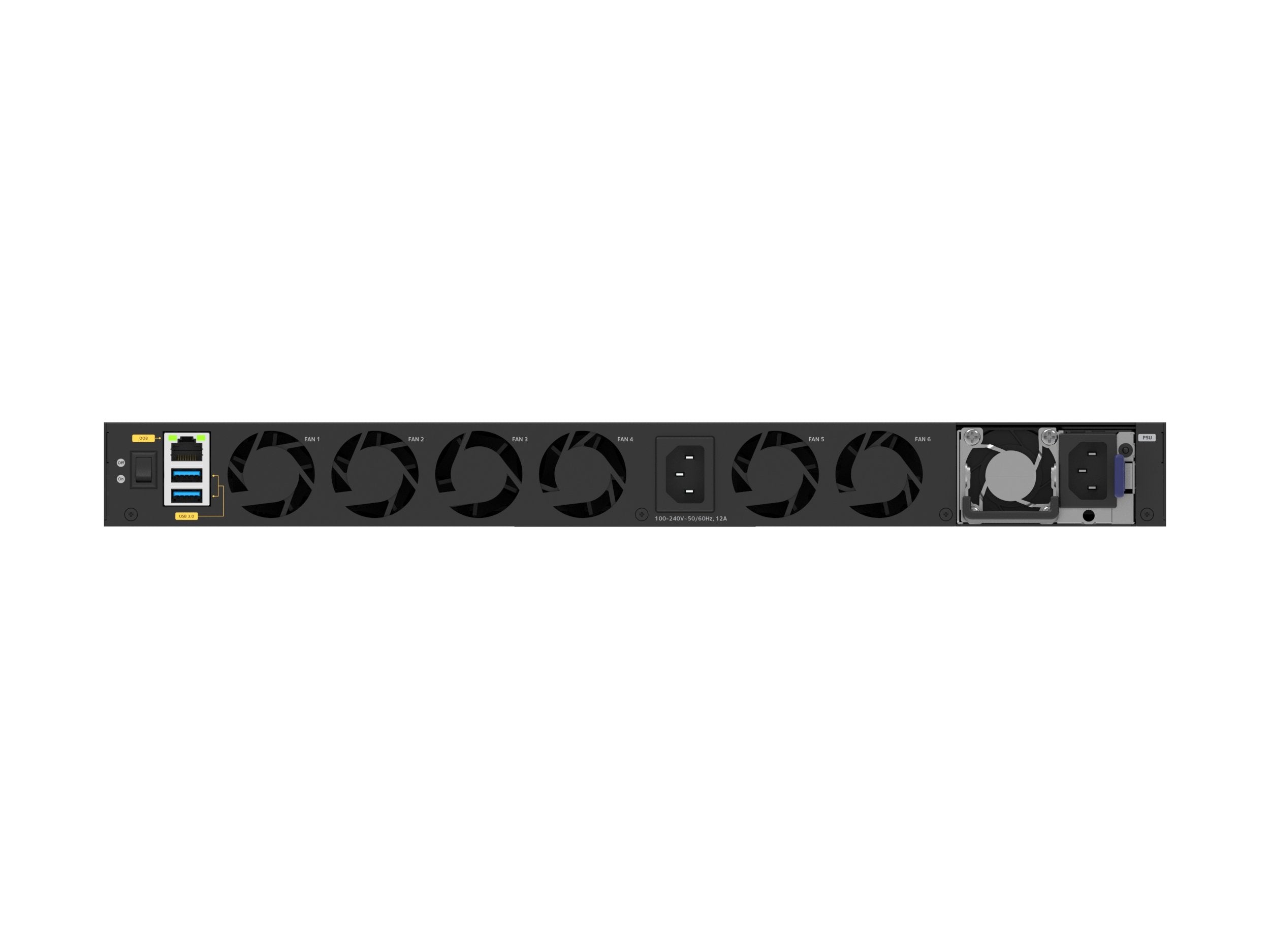 Netgear M4350-16v4c Switch Vsm4320c 16xsfp28 4xqsfp Gestionado L3 Negro