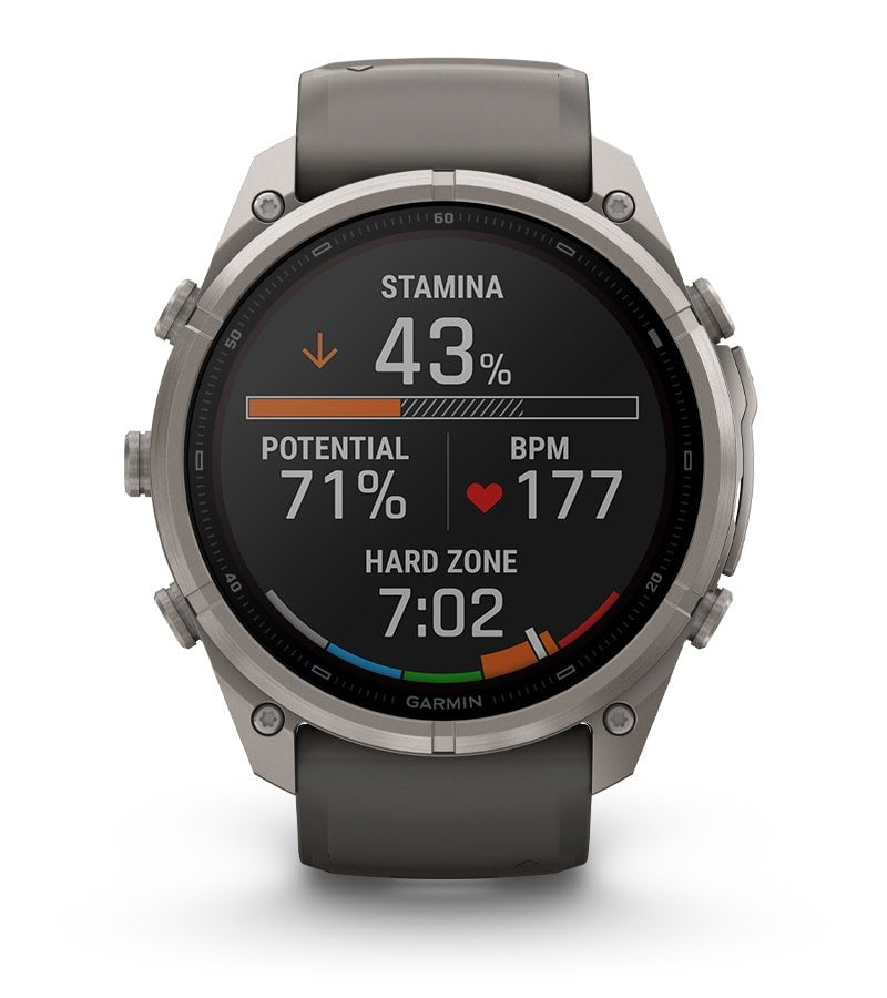 Garmin Fenix 9 Pro Inreach Lte 47mm Titanio Con Correa De Silicona En Gris
