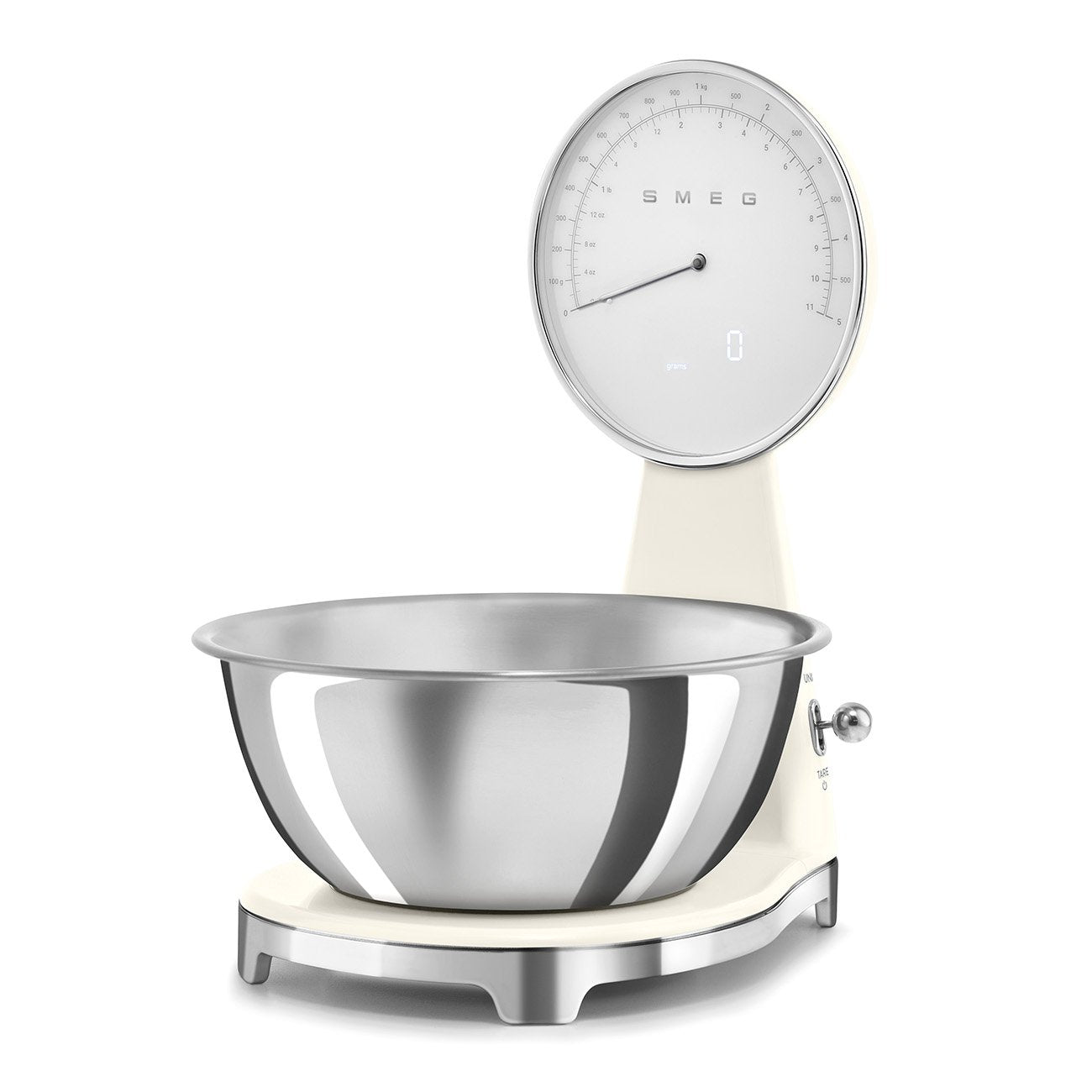 Báscula Electrónica Smeg Ksf01crww Crema De Color Encimera De Cocina