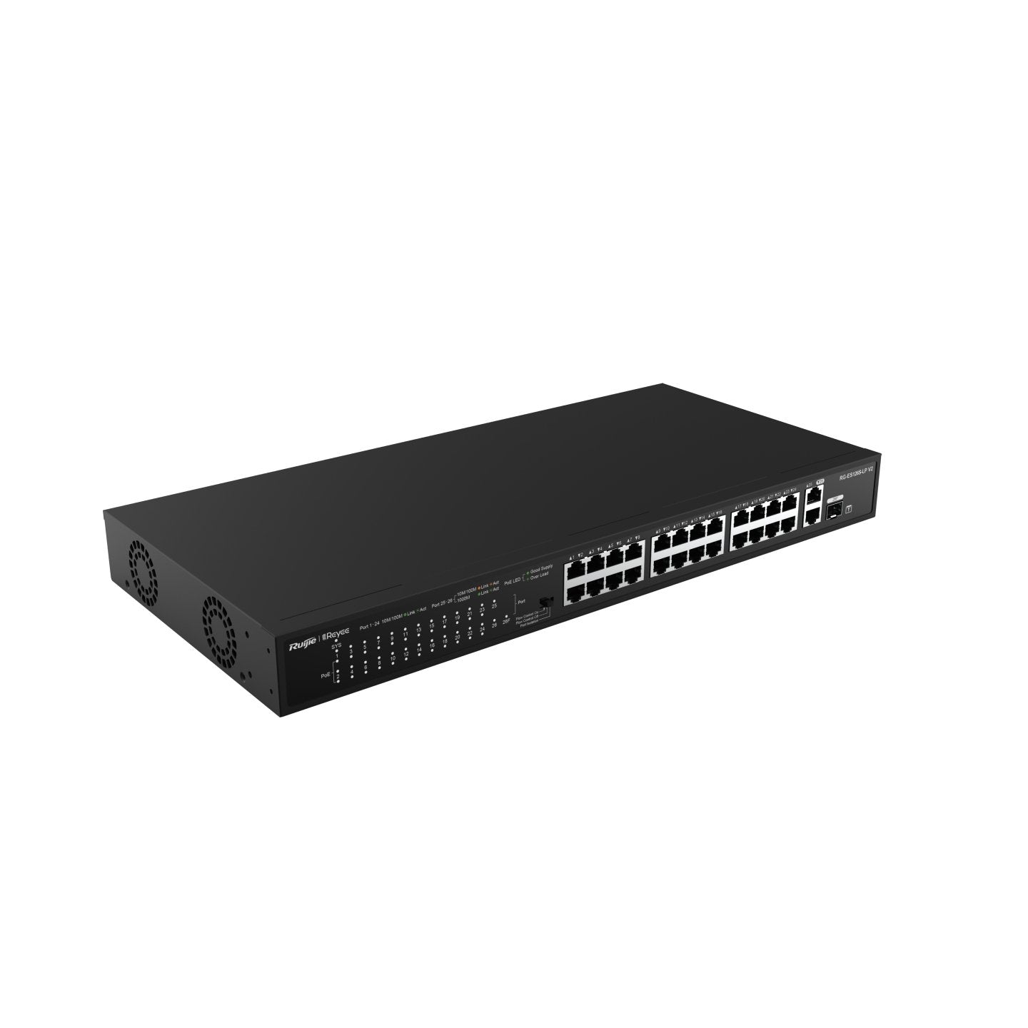 Switch Ruijie Reyee Rg-Es126s-Lp V2 5-Port 10/100 Mbps Desktop Switch
