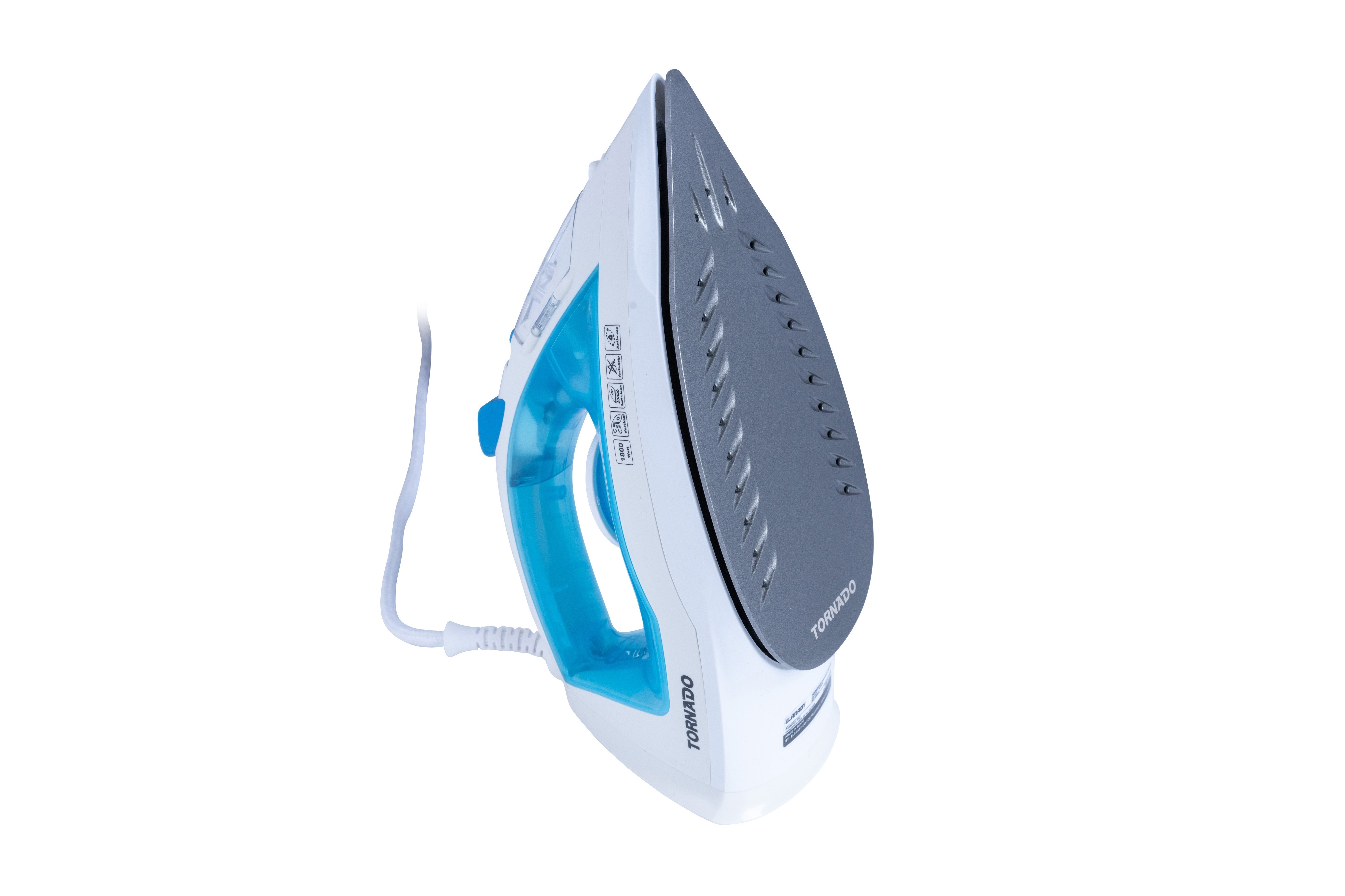 Plancha Vapor Tornado Tm-1800b Dampfbügeleisen Azul/Blanco