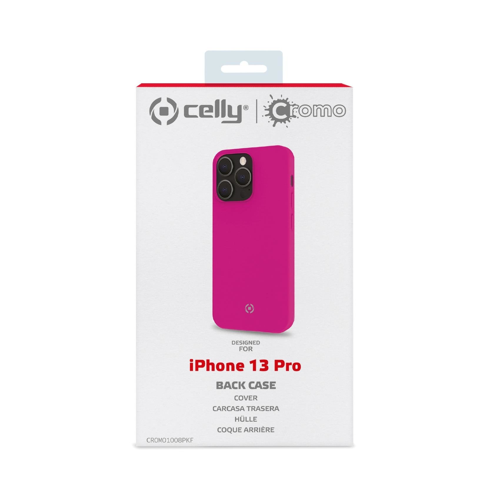 Celly Cromo Funda Para Iphone 13 Pro 15,5 Cm (6.1") Rosa