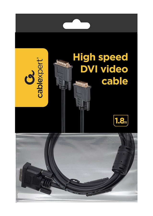 EAN 8716309081542 - Gembird CC-DVI2-BK-6 cable DVI 1,8 m DVI-D Negro imagen 3