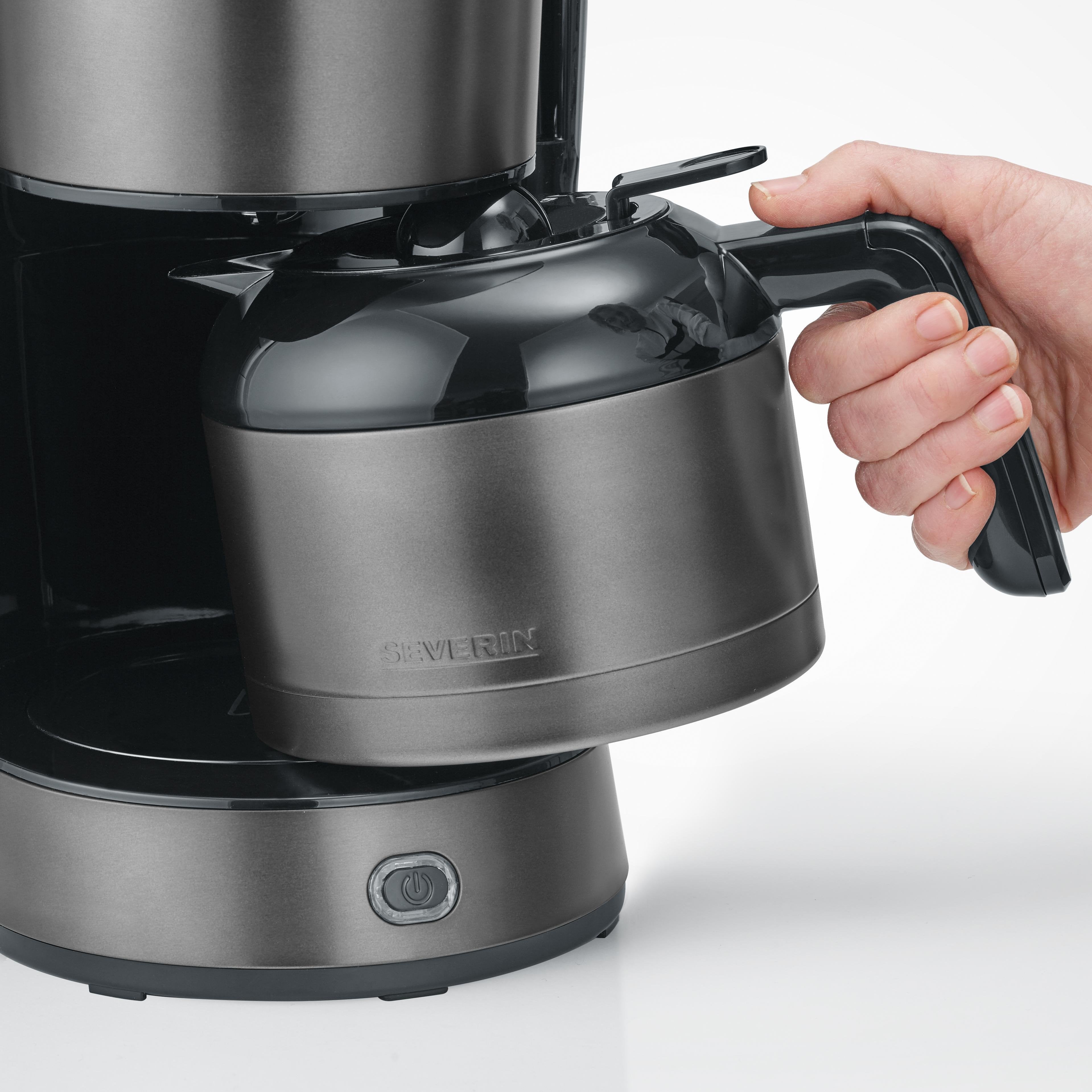 Severin Ka 9343  Dark Inox Mit Thermoskanne
