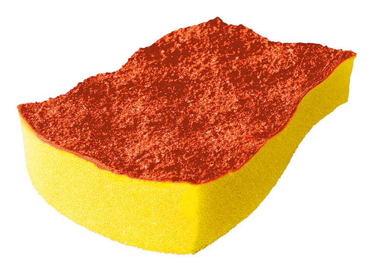 EAN 4023103208049 - Vileda Pur Active Colors esponja Rectangular Poliuretano (PU) Azul, Amarillo, Verde, Naranja, Púrpura 4 p imagen 4