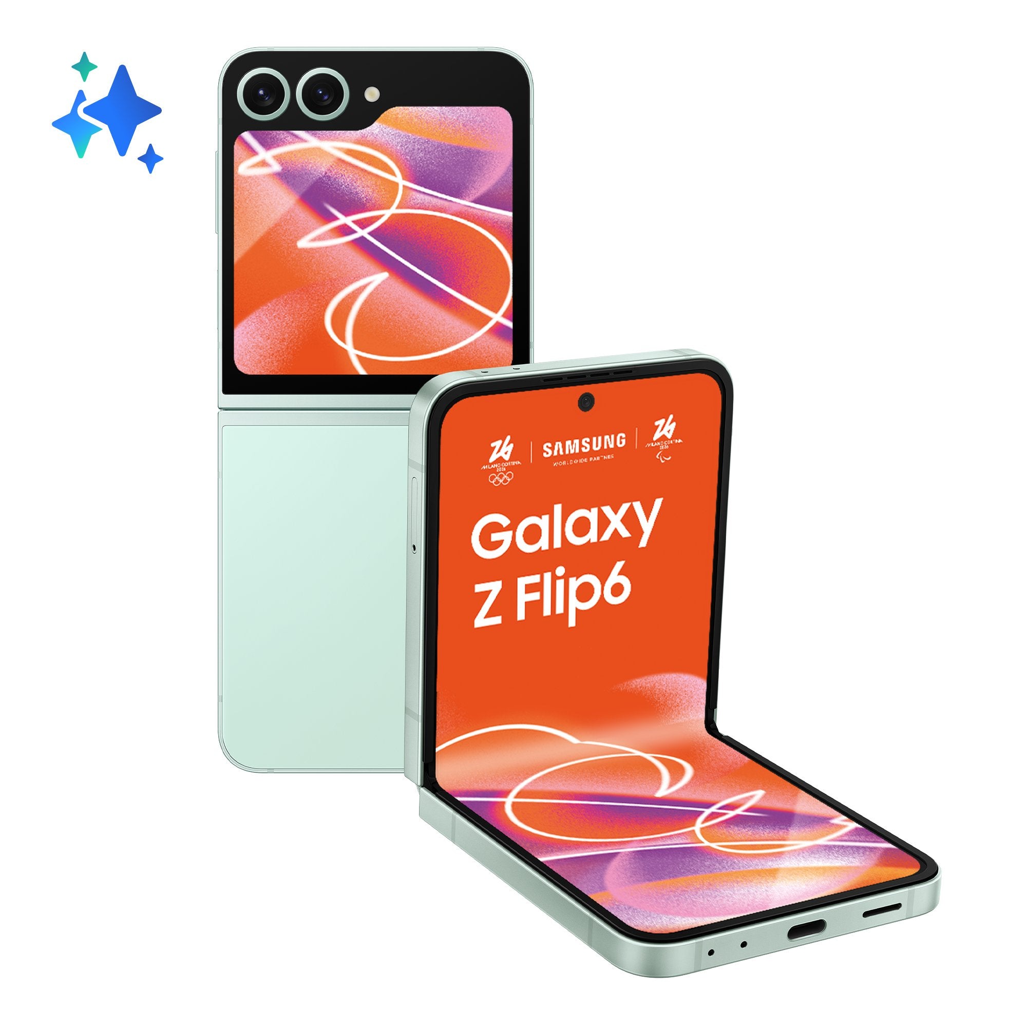 EAN 8806095614526 - Samsung Galaxy Z Flip6 17 cm (6.7") SIM doble Android 14 5G USB Tipo C 12 GB 256 GB 4000 mAh Color menta imagen 1