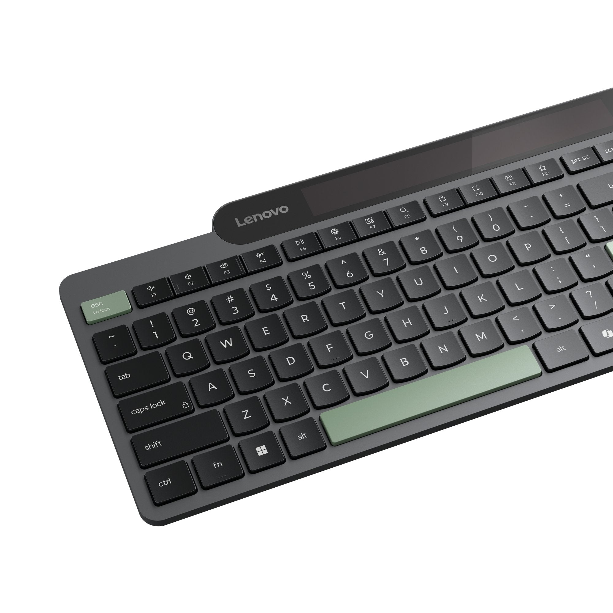 EAN 0195892122609 - Lenovo Self-Charging Bluetooth (ES 172) teclado Hogar / Oficina Español Negro, Verde imagen 8