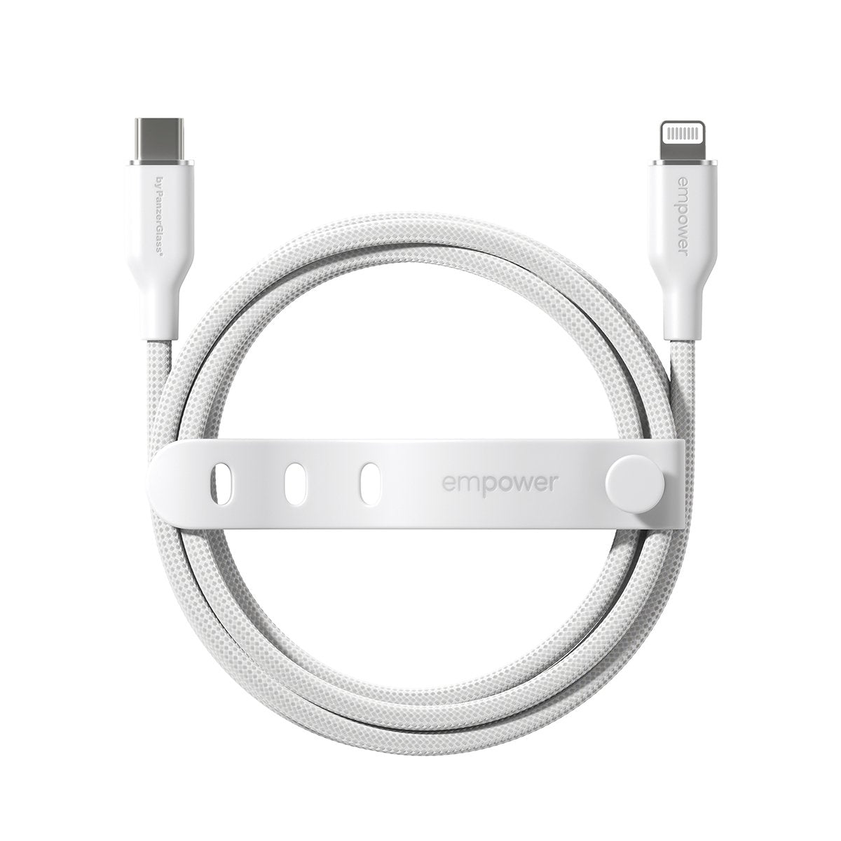 EAN 5715685027710 - PanzerGlass empower™ by ® Racing 60W USB-C to Lightning Cable | USB 2.0 | 1.2M | Silver White cable USB B imagen 4