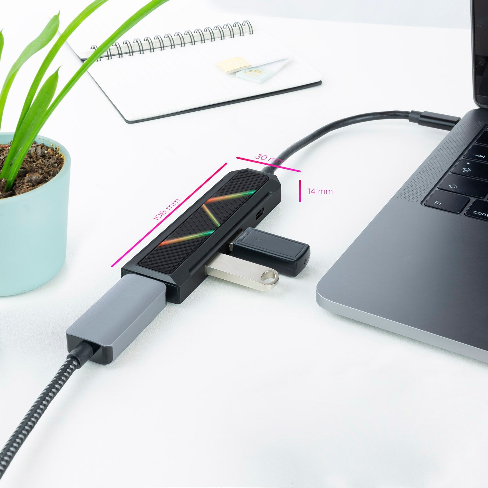 EAN 8433281011847 - Nanocable 10.16.0401 base para portátil y replicador de puertos Alámbrico USB 3.2 Gen 1 (3.1 Gen 1) Type- imagen 2