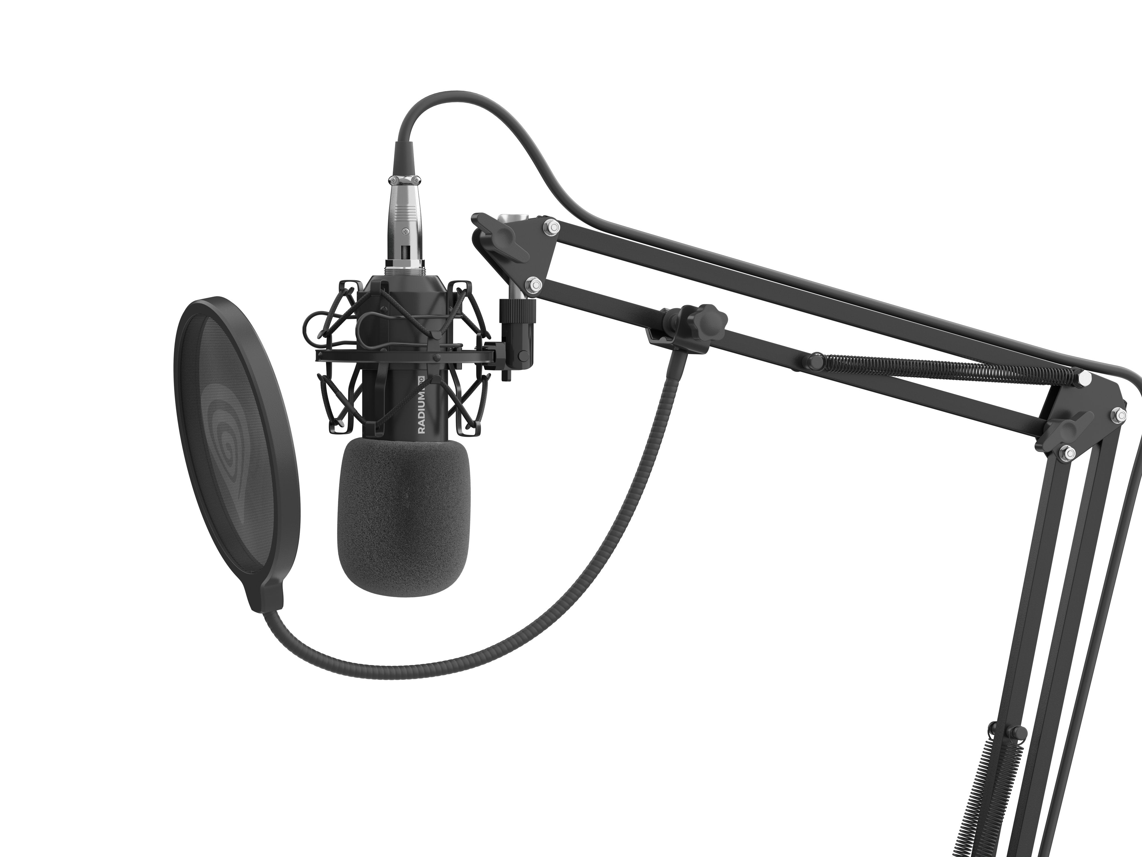 Microfono Genesis Radium 300 Studio Xlr Con Brazo Filtro Pop