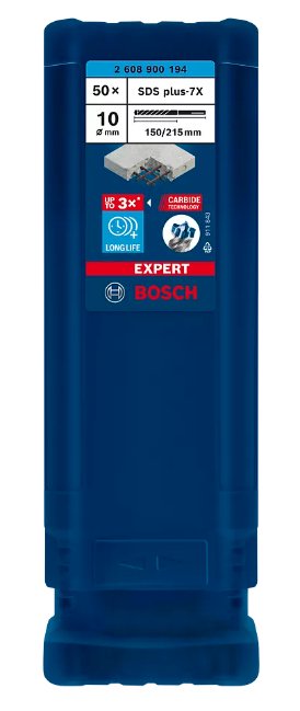 EAN 4059952532677 - Bosch Expert SDS plus-7X Hammer drill bit 50 pieza(s) imagen 2