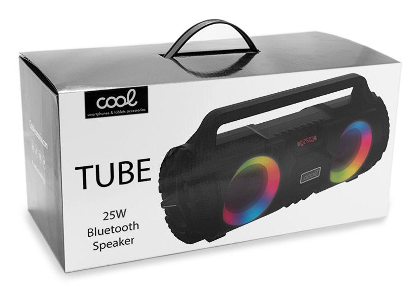 Altavoz Bluetooth Cool Tube 25w Negro
