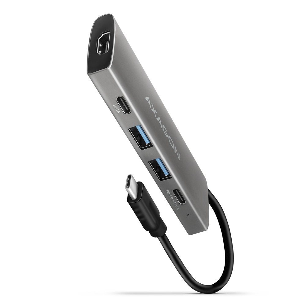 EAN 8595247909060 - Axagon HMC-5G21 base para portátil y replicador de puertos Alámbrico USB 3.2 Gen 2 (3.1 Gen 2) Type-C Gri imagen 1