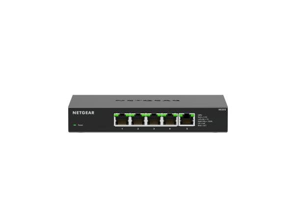 EAN 0606449160123 - NETGEAR MS305-100EUS switch No administrado 2.5G Ethernet (100/1000/2500) Negro imagen 3