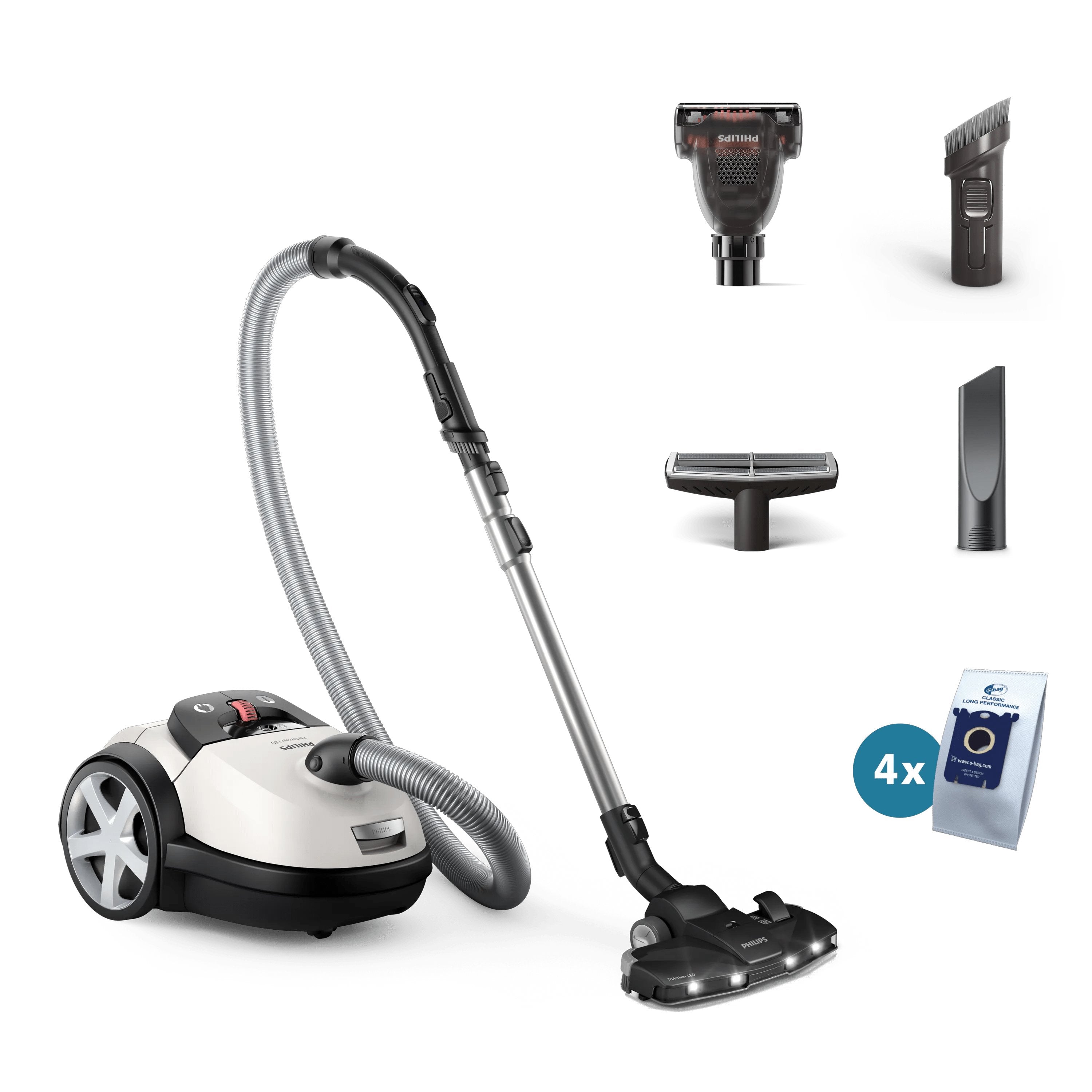 EAN 8720389037948 - Philips 8000 series XD8142/12 aspiradora 4 L Aspiradora cilíndrica Secar 900 W Bolsa para el polvo imagen 1