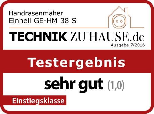 Cortacésped Einhell Hand-Rasenmäher Ge-Hm 38 S, Spindelmäher 3414165