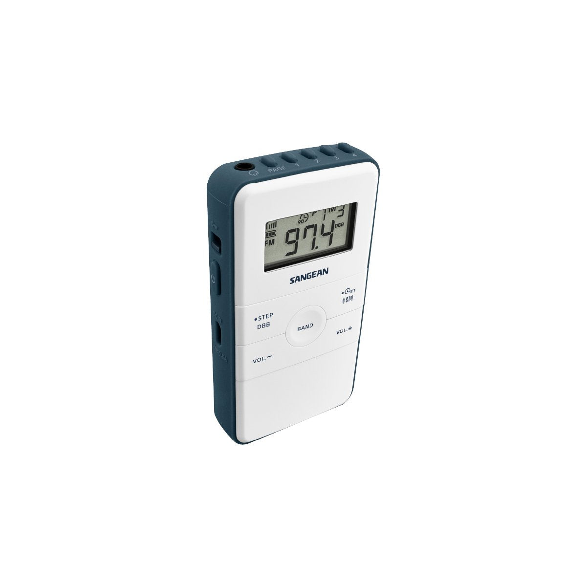 EAN 4711317995472 - Sangean DT-140 Portátil Digital Azul, Blanco imagen 3