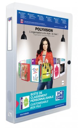 Elba Carpeta De Proyectos Polyvision Pp Transparente Lomo 40mm A4+ Personalizable