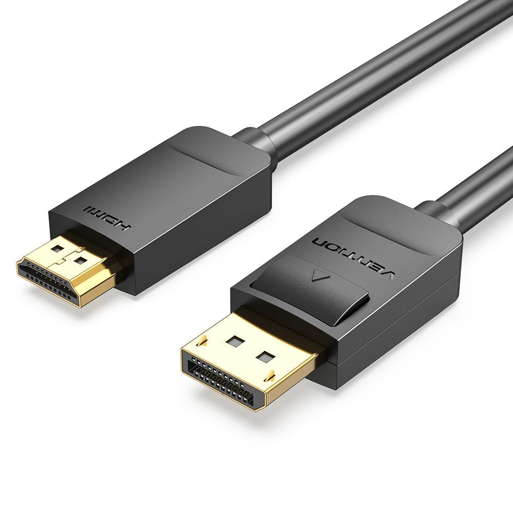 Cable Conversor Vention Hadbg Displayport Macho Hdmi Macho 1.5m Negro