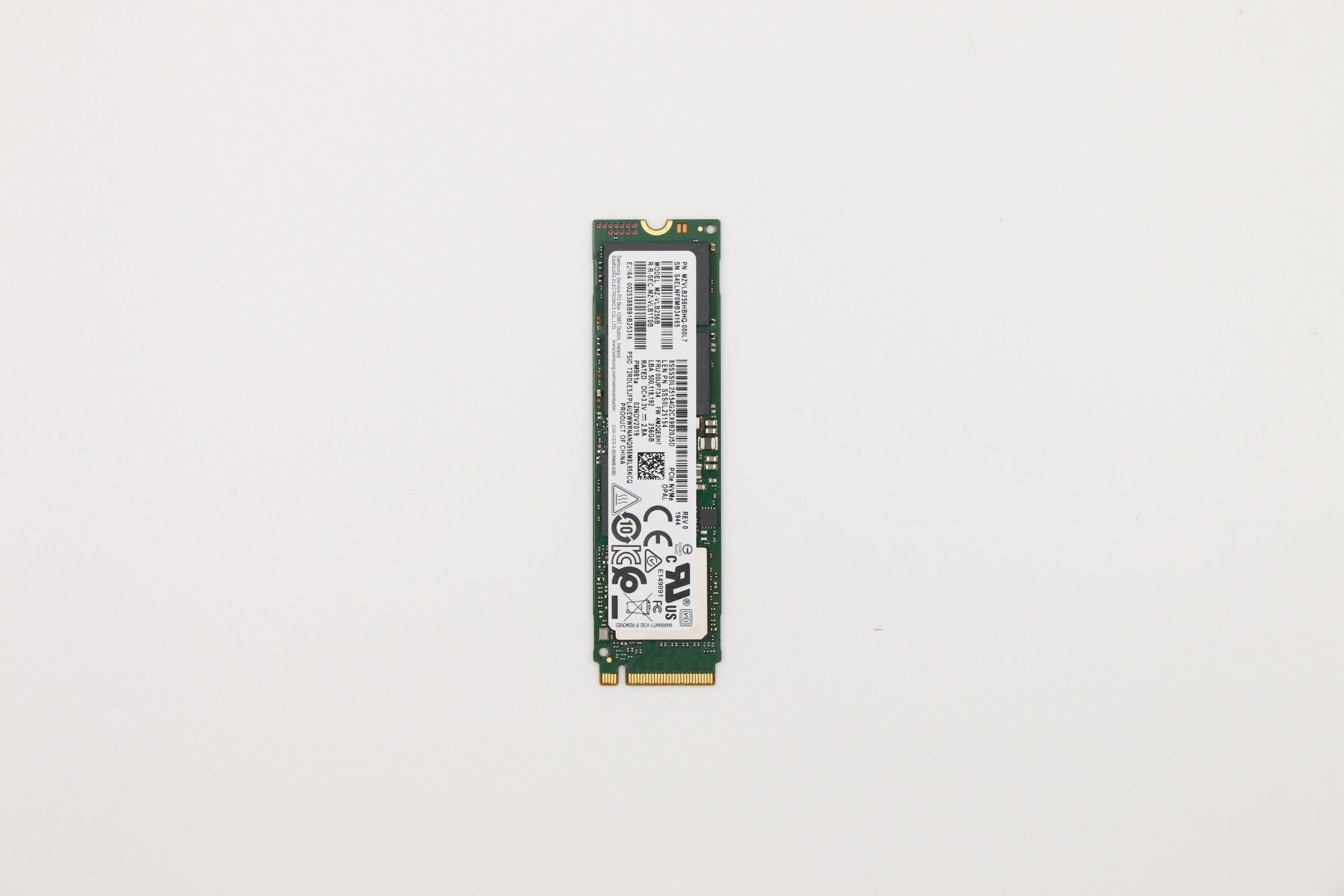 EAN 5706998922168 - Lenovo 00UP734 unidad de estado sólido 256 GB M.2 PCI Express NVMe imagen 3
