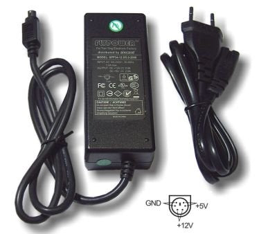 Cargador Aixcase Tüv Gs Para Carcasa De 3,5" 5,25" De 6 Pines
