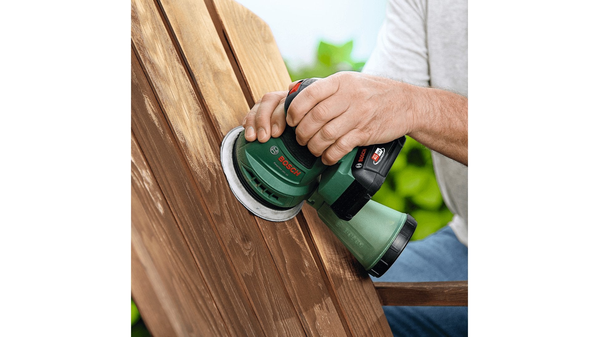 EAN 4053423322132 - Bosch EasyOrbit 18V-10 Lijadora orbital 23000 OPM Negro, Verde imagen 3