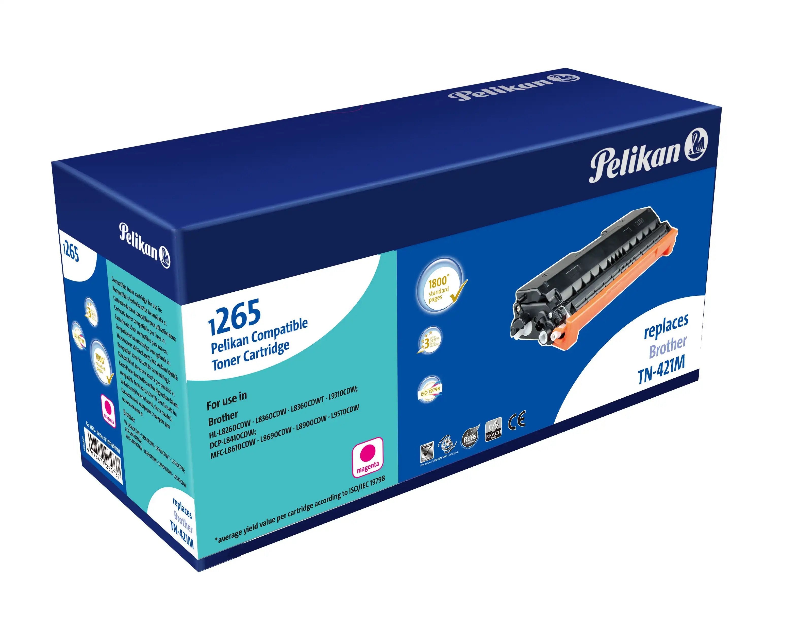 Pelikan Tóner Compatible Para Brother Tn-421m Magenta Kompatibel