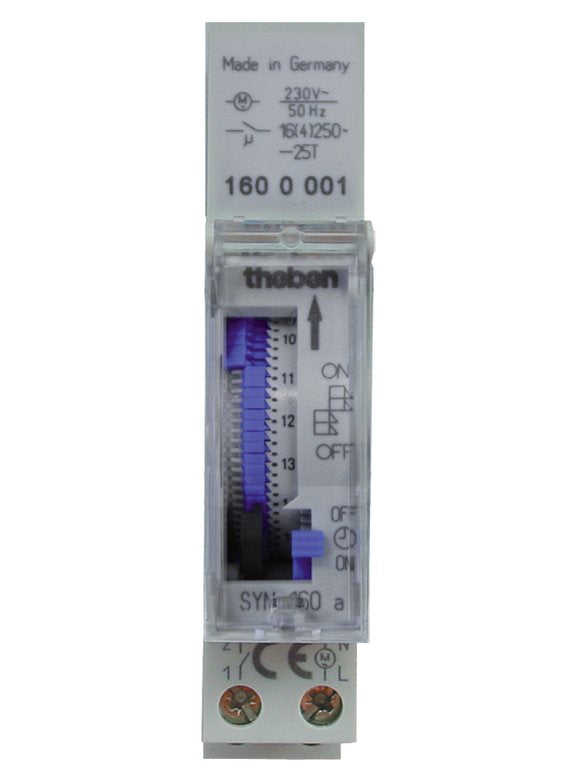 Theb Zeitschaltuhr Analog Syn160a 24h Ohne Gangreserve 1te 1k 96se