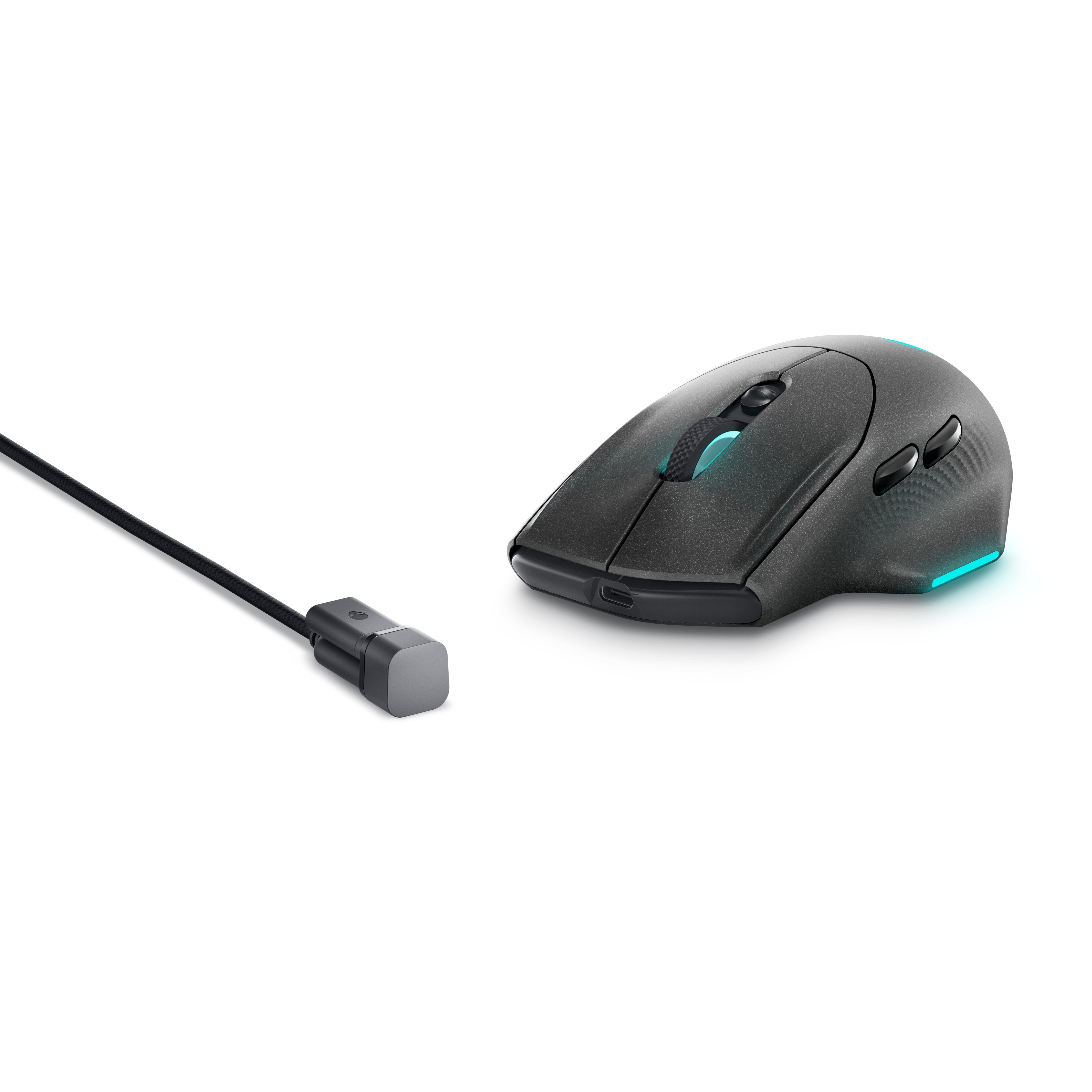 EAN 5397184755914 - Alienware AW620M ratón Juego mano derecha RF Wireless + USB Type-C Óptico 26000 DPI imagen 8