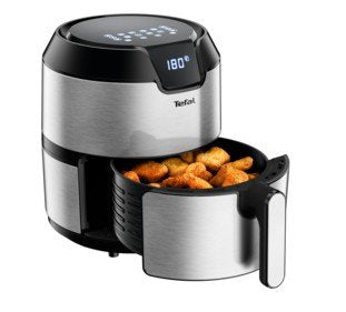 EAN 3045380014589 - Tefal Easy Fry EY401D Sencillo 4,2 L Independiente 1500 W Freidora de aire caliente Negro, Acero inoxidab imagen 4